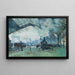 Maalauksen jäljennös Normandian junamatkan saapumisesta - Claude Monet