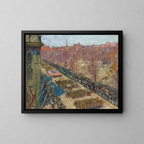 Parade des obligations de la liberté - Arthur Clifton Goodwin — kehystetty taideteos seinällä