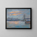Vue du pont de Brooklyn - Arthur Clifton Goodwin — kehystetty taideteos seinällä