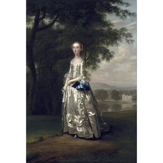 Arthur Devis - Portrait of a Lady in a Landscape.webp