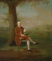 Todennäköisesti John Trevor kolmas baron Trevor de St. Annes Hill Surrey ja Trevalyn Hall Denbighshire - Arthur Devis — näkymä teoksesta