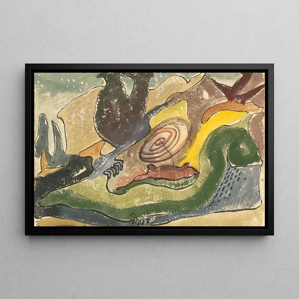 Ranta - Arthur Dove — kehystetty taideteos seinällä