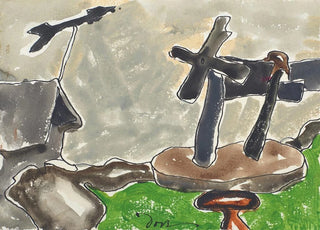 Arthur Dove - Landscape with Weather Vane.webp