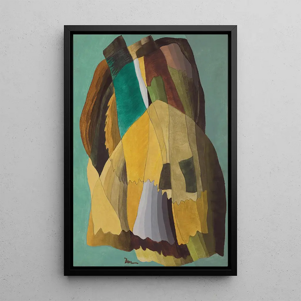Rannikkotie - Arthur Dove — kehystetty taideteos seinällä