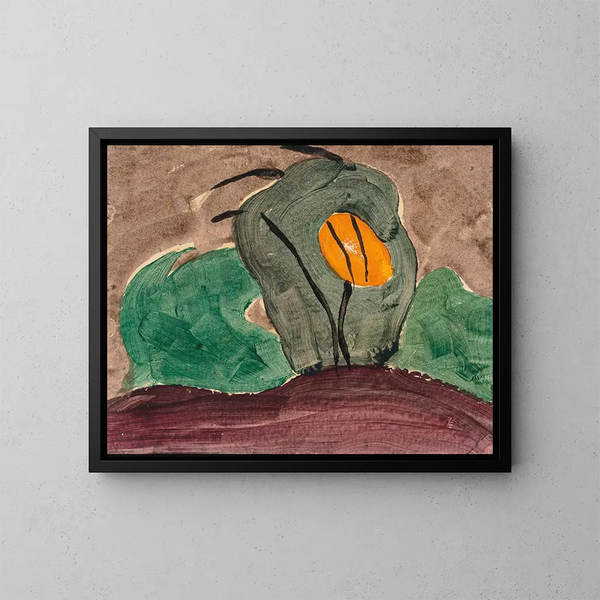 Auringonvalo puun läpi II - Arthur Dove — kehystetty taideteos seinällä