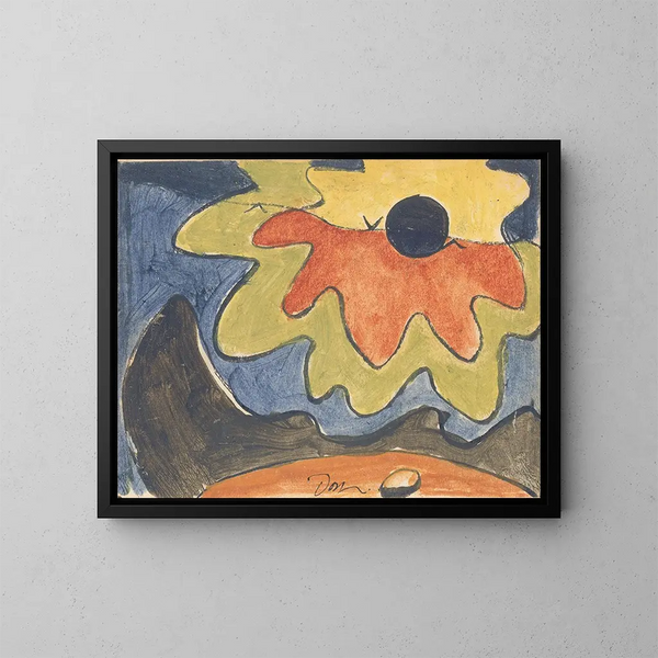 Auringonnousu Northport Harborissa - Arthur Dove — kehystetty taideteos seinällä