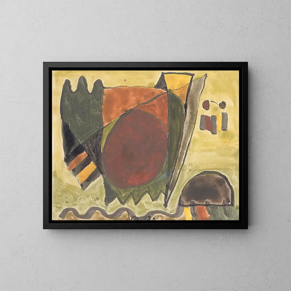 Centreport ilman otsikko - Arthur Dove — kehystetty taideteos seinällä