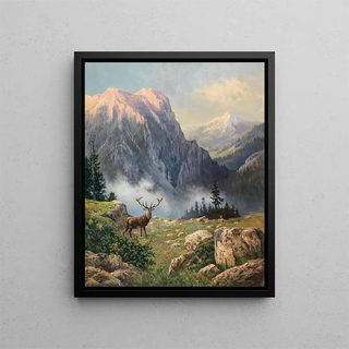 Arthur Graf PolzerHoditz - An EightPointer in the Mountains.webp