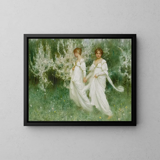 Innocence - Arthur Hacker — kehystetty taideteos seinällä