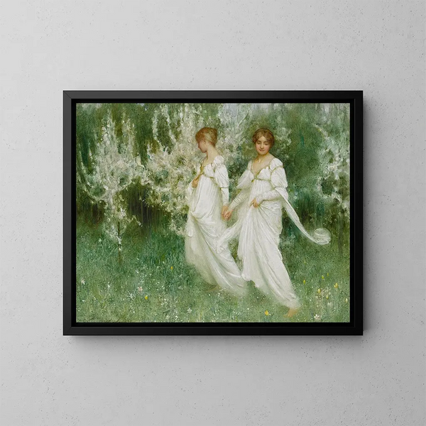 Innocence - Arthur Hacker — kehystetty taideteos seinällä