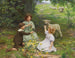 La Joie du printemps - Arthur John Elsley — näkymä teoksesta