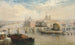 Näkymä Pont Neuf -sillalta Pariisissa, Notre-Dame kauempana - Arthur Joseph Meadows — näkymä teoksesta