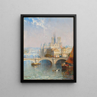Arthur Joseph Meadows - Paris with Notre Dame.webp