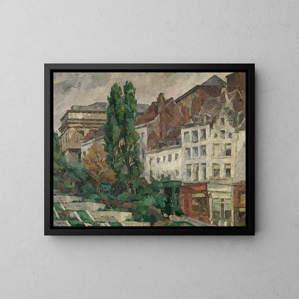 Le Hofberg à Bruxelles - Arthur Navez — kehystetty taideteos seinällä