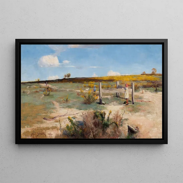 Arthur Streeton - Early summergorse in bloom.webp