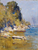 Depuis mon camp Sirius Cove - Arthur Streeton — näkymä teoksesta