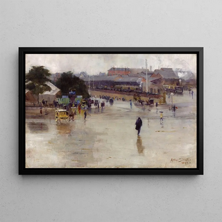 Arthur Streeton - The railway station Redfern.webp