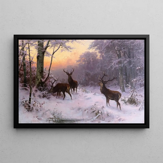 Arthur Thiele - Wild im Winterwald.webp