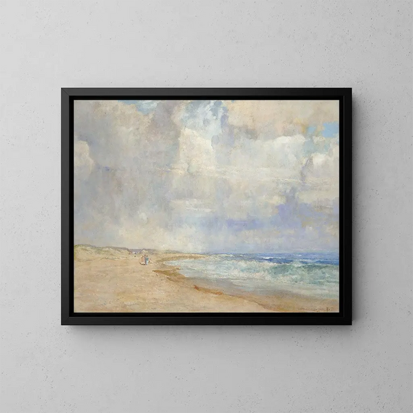 Après la tempête à Amagansett - Arthur Turnbull Hill — kehystetty taideteos seinällä