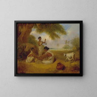 Arthur William Devis - Grinding Corn.webp