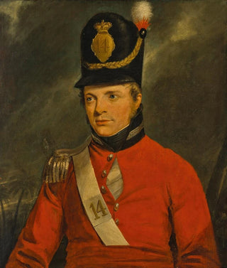Arthur William Devis - Portrait of a Lieutenant of the 14th Buckinghamshire Regiment of Foot.webp