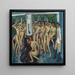 Artilleurs - Ernst Ludwig Kirchner — kehystetty taideteos seinällä
