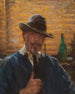 Autoportrait - Arvid Frederick Nyholm — näkymä teoksesta