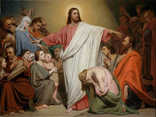 Christ Rémunérateur - Ary Scheffer — näkymä teoksesta