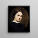 Portrait de Cornélie Renan Scheffer - Ary Scheffer — kehystetty taideteos seinällä