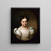 Georgianna Frances Adams - Asher Brown Durand — kehystetty taideteos seinällä