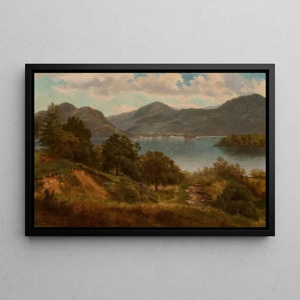 Lac George - Asher Brown Durand — kehystetty taideteos seinällä