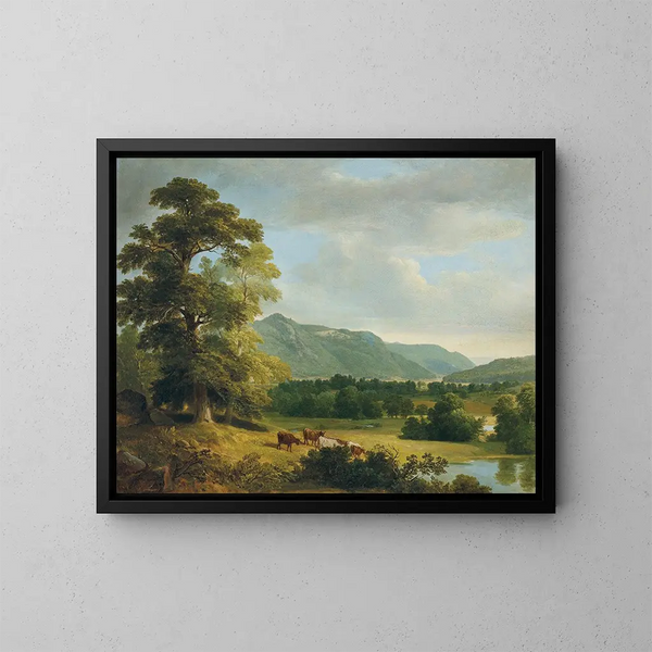 Maisemakartoitus Dover Plains, New York - Asher Brown Durand — kehystetty taideteos seinällä