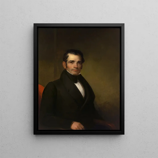 Luman Reed - Asher Brown Durand — kehystetty taideteos seinällä