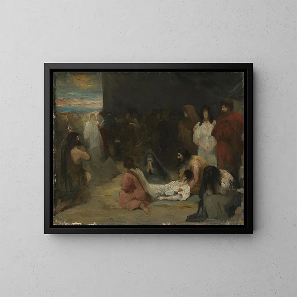 Le Christ vient - Asta Nørregaard — kehystetty taideteos seinällä