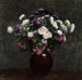 Asters Maalaus maljakossa - Henri Fantin-Latour — näkymä teoksesta