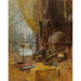 Maalauksen jäljennös Atelieransicht - Carl Moll