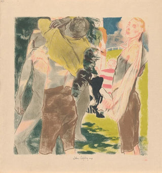 Athlètes en train de s'habiller - John Copley