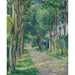 Maalauksen jäljennös Hevostalli auringonpaisteisella tiellä - Henri Lebasque