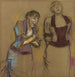 Au Café-Concert Deux Chanteuses - Edgar Degas — näkymä teoksesta
