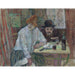 Maalauksen jäljennös Kahvilassa La Mie - Henri de Toulouse-Lautrec