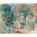 Maalauksen jäljennös Au Jardin en Bretagne - Pierre-Auguste Renoir