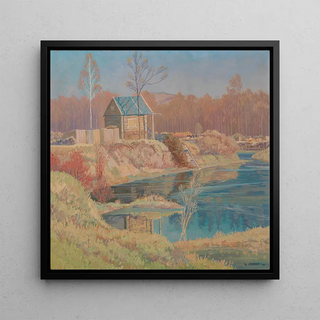 Au bord d'un lac - Max Kahrer