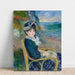 Maalauksen jäljennös Rannalla - Pierre-Auguste Renoir