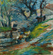 Au bord de la rivière Marseille - Adolphe Monticelli — näkymä teoksesta