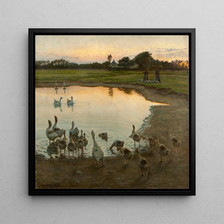Au coucher du soleil - Viggo Johansen