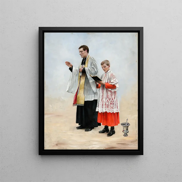 August Hagborg - Priest and Acolyte.webp