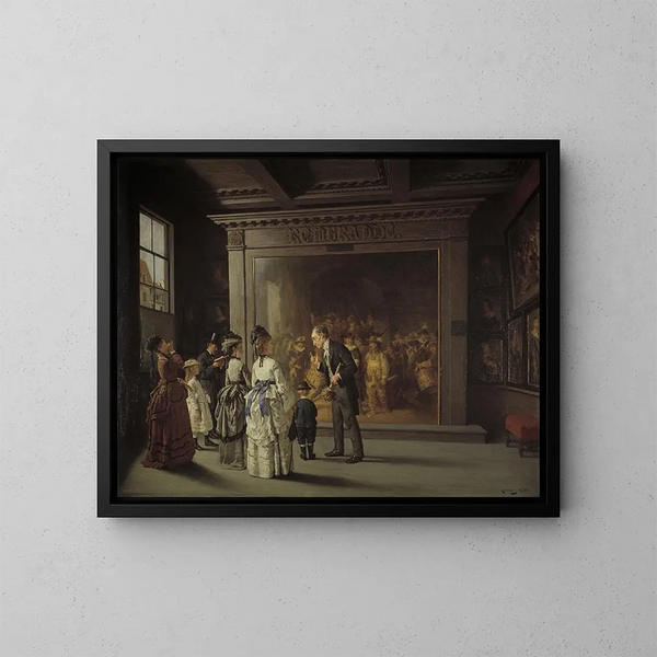 Escalier - August Jernberg — kehystetty taideteos seinällä