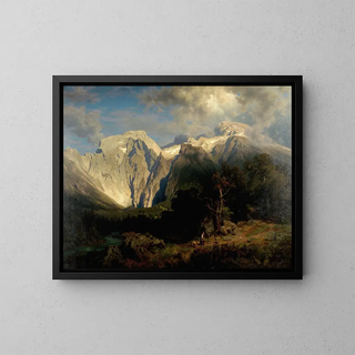 August Leu - Kalkgebirgslandschaft.webp