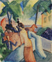 Tervetuloa Thun-järvelle - August Macke — näkymä teoksesta