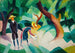 Lasten maalaus vuohen kanssa - August Macke — näkymä teoksesta